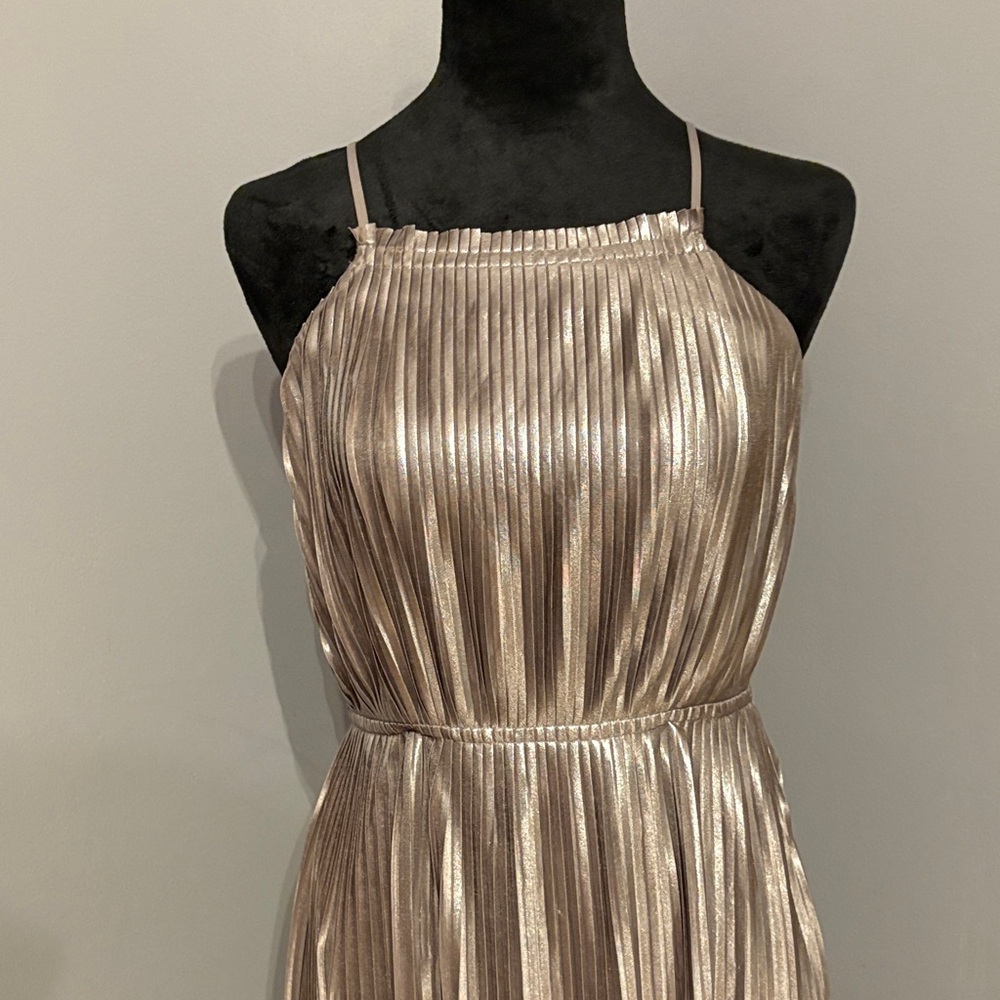 Banana Republic Strapless Metallic Dress